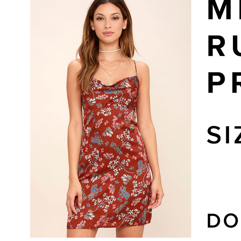 Lulus satin dress